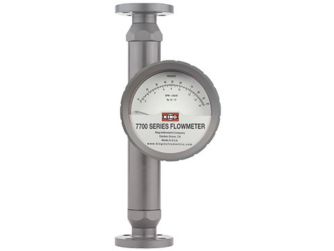 PVC Rotameter - 33GPH-450GPM, Hastelloy Internals | King 7720 Series