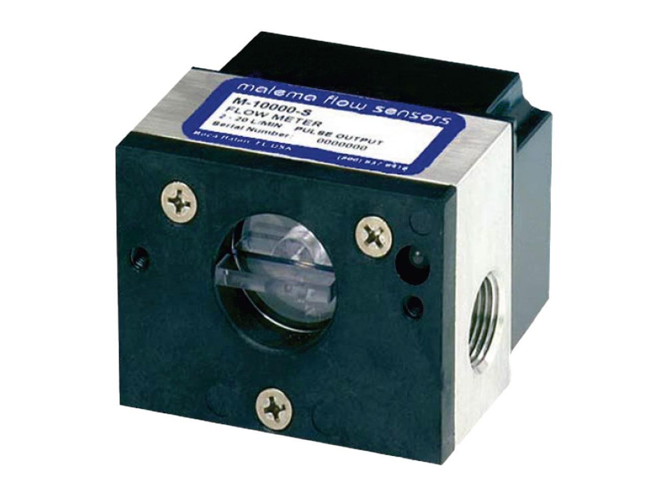 Paddle Wheel Flow Meter - 0.026-60GPM, Built-In Switch | Malema M-10000