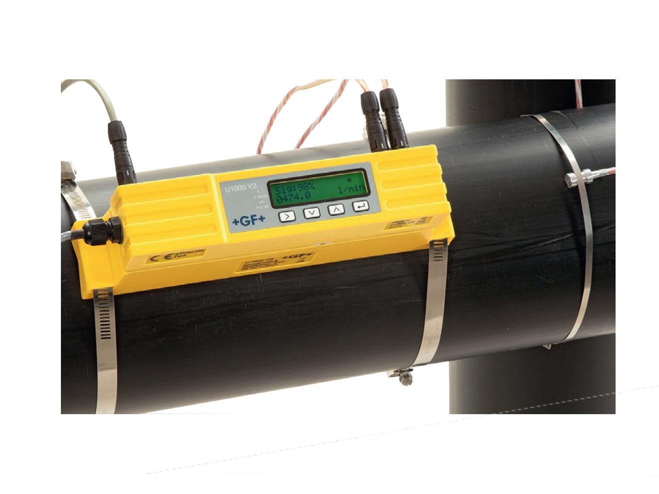 Clamp-On Heatmeter/Energy Meter - Ultrasonic, 0.1-10m/s | GF Signet U1000