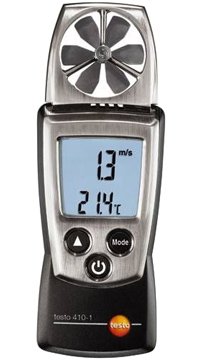 Vane Air Velocity Meter - Handheld, Temp & Humidity | Testo 410 Series
