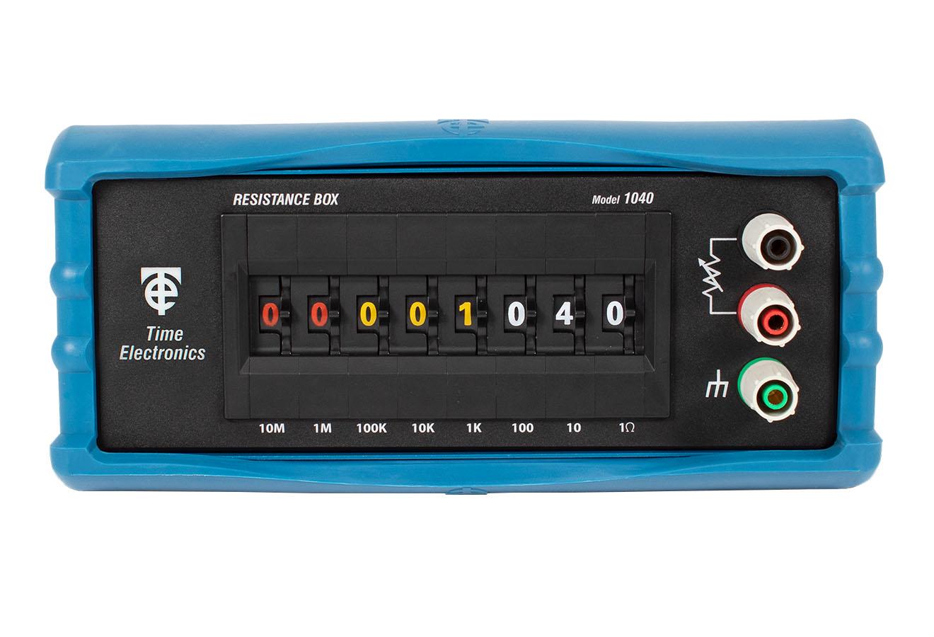 Wide Range Resistance Box - 1Ω to 100MΩ, 0.1% | Time Electronics 1040