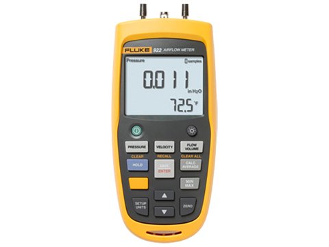 Airflow Meter & Micromanometer - Differential/Static Pressure | Fluke 922