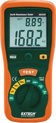 Earth Ground Resistance Tester Kit | Extech 382252