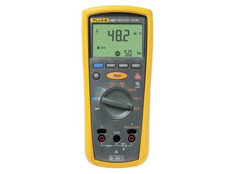 Insulation Tester - 5 Test Voltages with PI/DAR | Fluke 1507