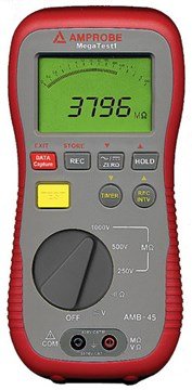 Insulation Resistance Tester - 1000V with DAR | Amprobe AMB-45