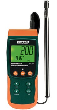 Hot Wire Thermo-Anemometer - Data Logger, SD Card | Extech SDL350
