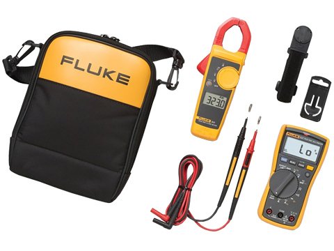 Electrician's Combo Kit - 117 Multimeter & 323 Clamp Meter | Fluke 117/323