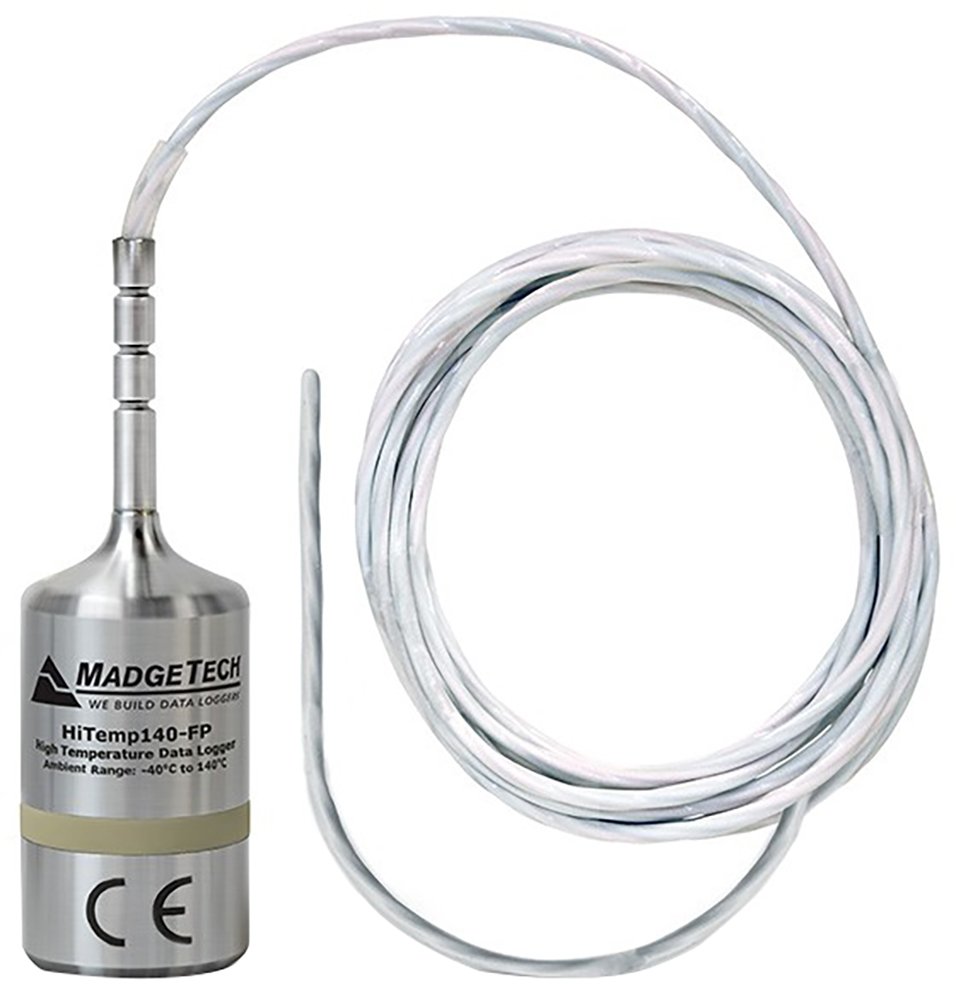 Flexible RTD High Temp Logger - 36/72in Probe | MadgeTech HITEMP140-FP