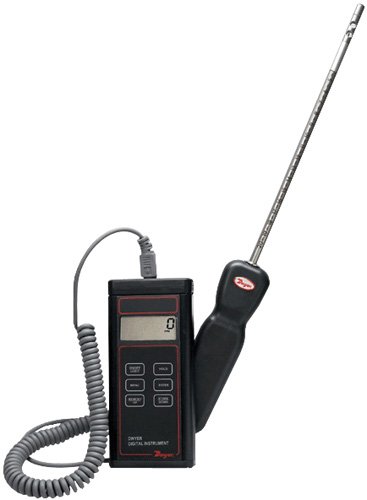 Digital Thermo-Anemometer - Air Velocity, Volume Flow, Temperature | Dwyer 471B