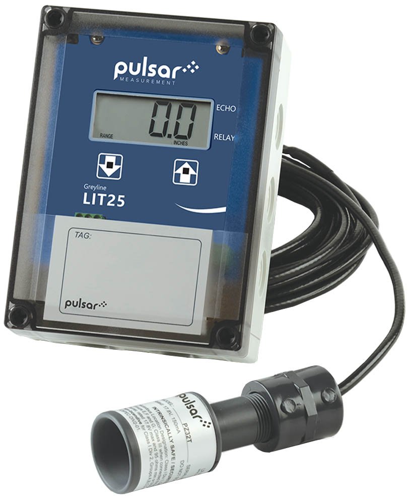 Ultrasonic Level Transmitter - 32ft Range | Greyline LIT25
