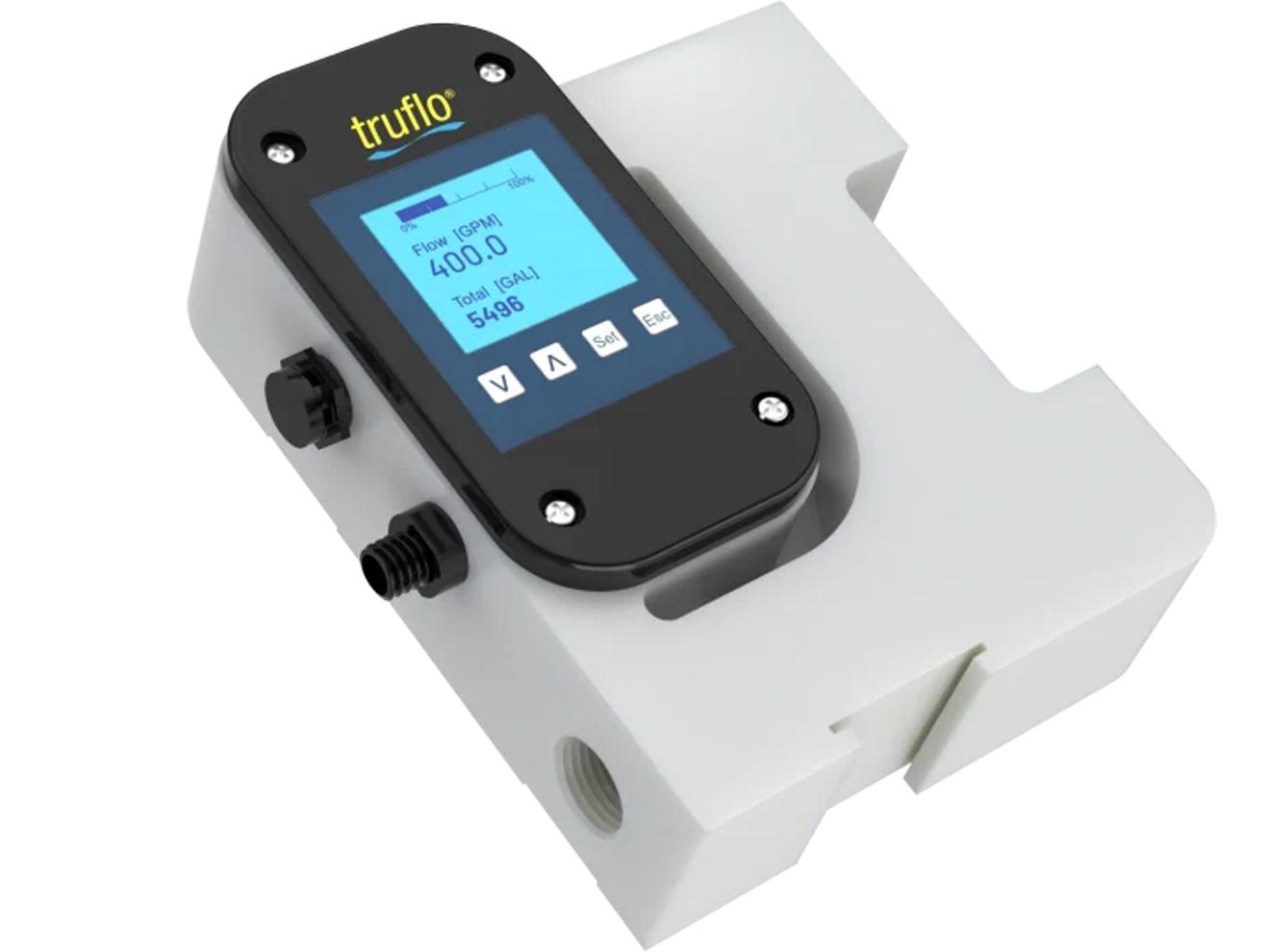 Ultrasonic Flow Meter - PE/PVDF, 1/2-1in | ICON UltraFlo 5000