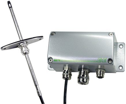E+E EE75 Air/Gas Velocity Transmitter for Wide-Range Measurements