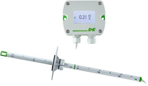 Low Velocity Air Velocity Transmitter - Hot Film, Clean Room | E+E EE660