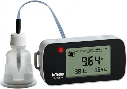 CX402-TXXX Vaccine Temperature Logger - Bluetooth, NIST | InTemp