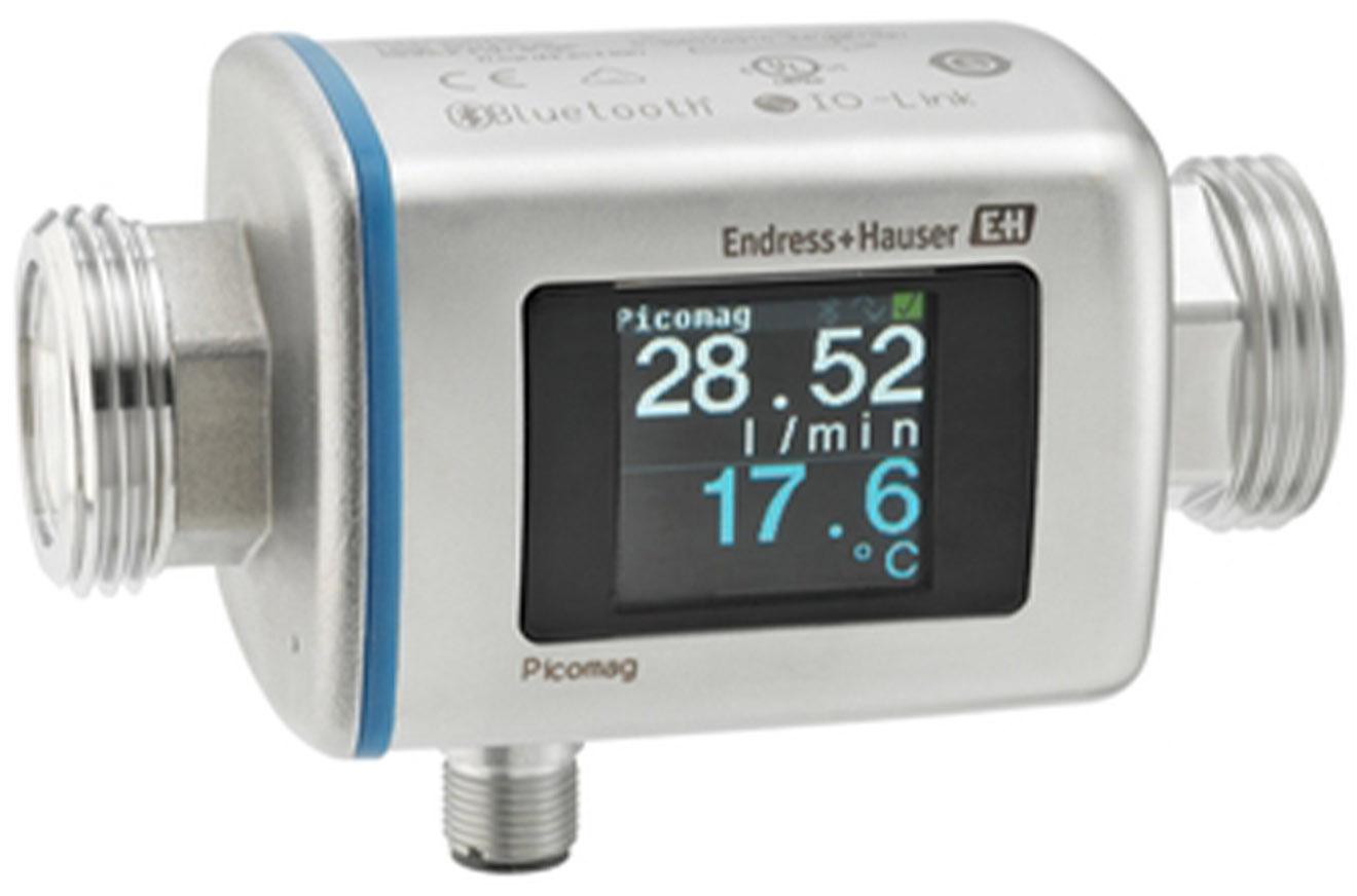 Electromagnetic Flow Meter - Compact, Bluetooth SmartBlue | E+H Picomag