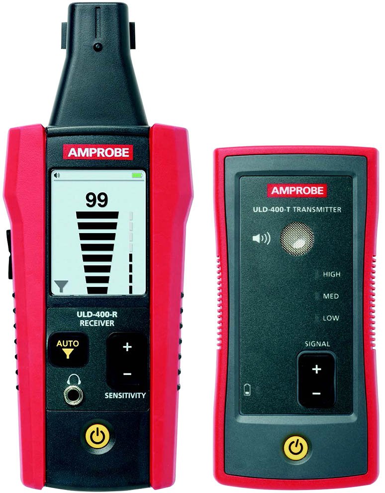 Ultrasonic Leak Detector Kit - Receiver & Transmitter | Amprobe ULD-420