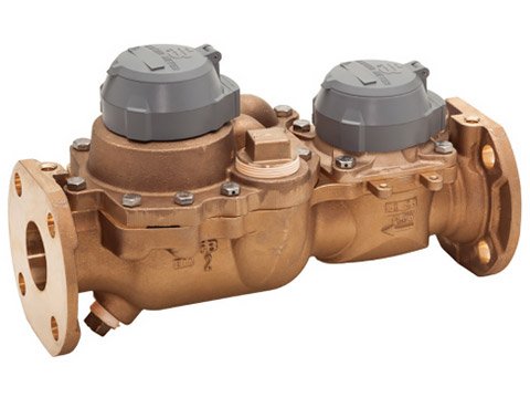Compound Water Meter - PD/Turbine, AMR Compatible | Badger Recordall Compound