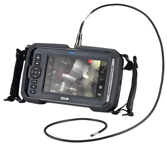 FLIR VS80 Industrial Videoscope | 7＂ Touchscreen Interchangeable Probe Inspection Borescope
