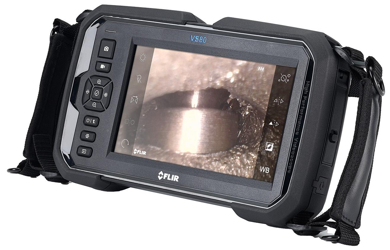 FLIR VS80 Industrial Videoscope | 7＂ Touchscreen Interchangeable Probe Inspection Borescope