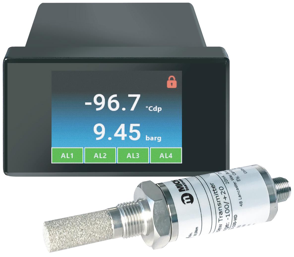 Advanced Online Hygrometer - Touch Screen, 3 Analog Outputs | Michell Easidew Advanced
