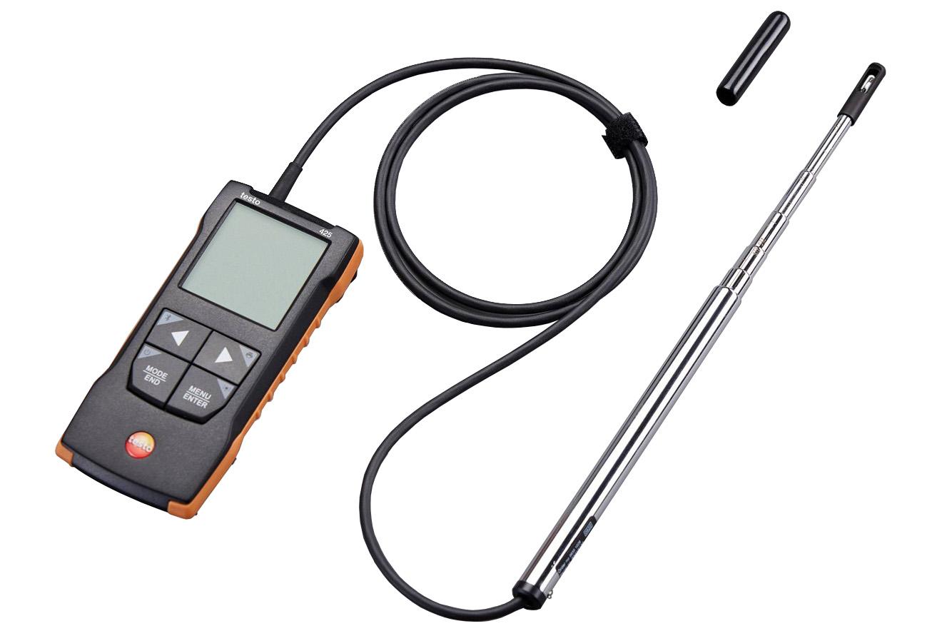 Testo 425 Thermal Anemometer with Telescopic Probe