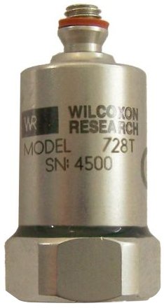 500mV/g IEPE Accelerometer - Compact, High Sensitivity | Wilcoxon 728 Series