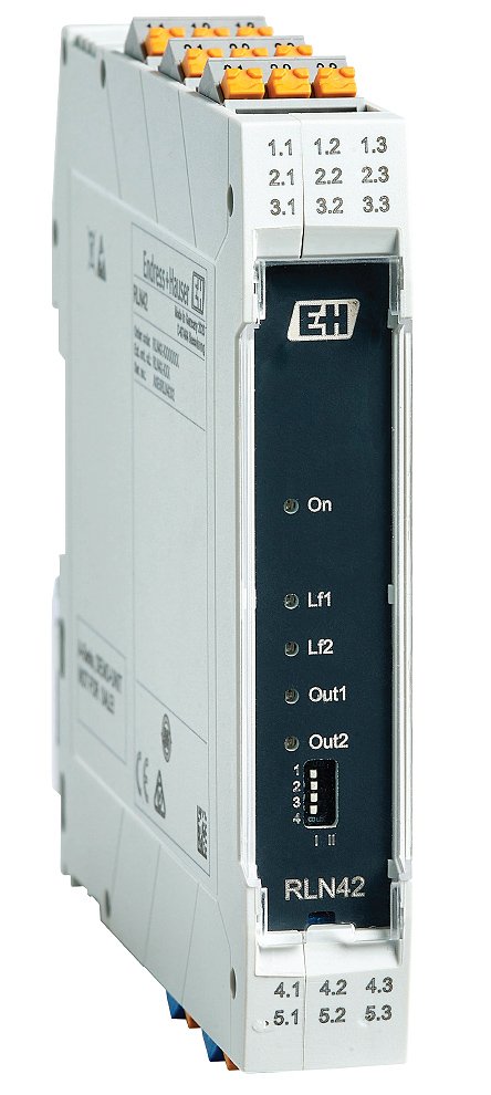 NAMUR Isolating Amplifier - Relay Output, Line Fault Detection | E+H RLN42