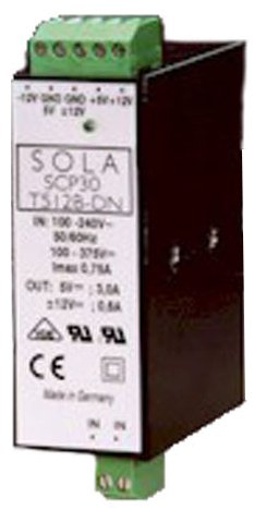 SolaHD SCP Series 30W Compact Switched Power Supply with High Reliability & International Approvals