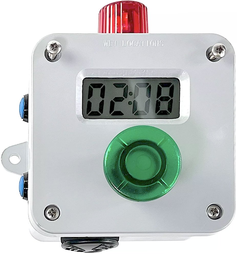 Digital Production Cycle Timer - Battery Powered, IP65 | Gizmo Engineering T4