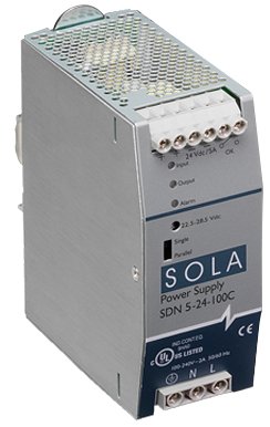 Universal 86-264VAC Input DIN Rail Power Supply | SolaHD SDN-C Series