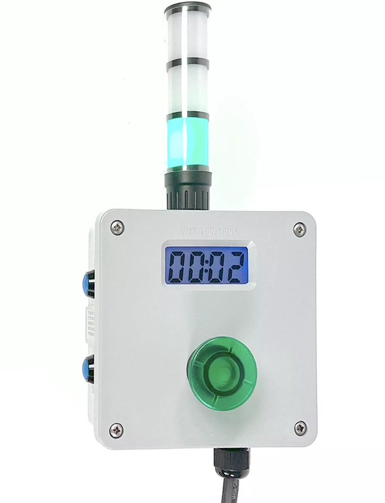 AC Powered Digital Cycle Timer - IP68, Stack Light Option | Gizmo Engineering T5