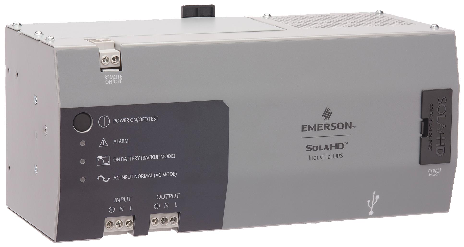 SolaHD SDU DC B Series: Industrial DIN Rail DC UPS with Modular Rugged Design