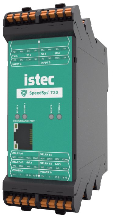 Speed Monitor - Dual-Channel with Modbus | Istec SpeedSys T20