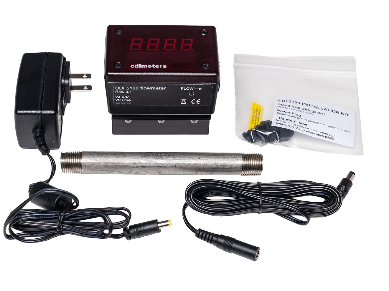 Compressed Air Flow Meter - 5% Accuracy, 200psi | CDI 5100