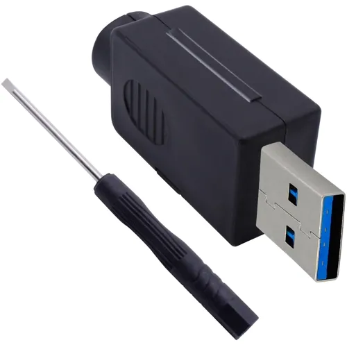 USB 3.0 Type-A Plug Kit – 10P Screw | QUADRIOS 2001C200