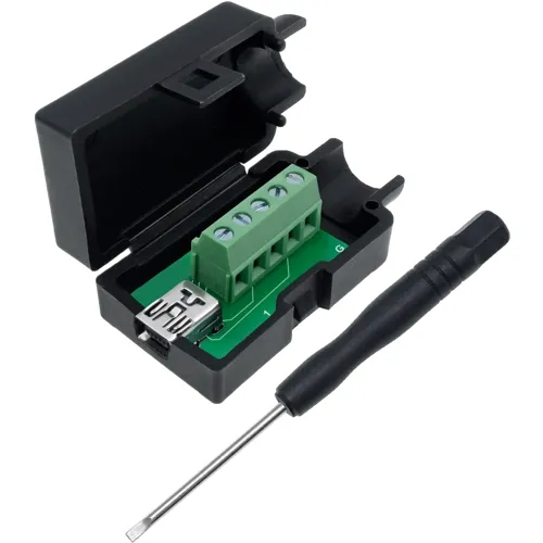 USB 2.0 Mini-B Socket Kit – 5P Screw | QUADRIOS 2001C207